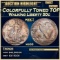 1937-d Walking Liberty Half Dollar Colorfully Toned TOP POP! 50c ms68 SEGS