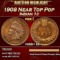 1908 Proof Indian Cent Near Top Pop 1c pr66+ rb SEGS