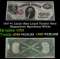 1917 $1 Large Size Legal Tender Note Grades vf+ Signatures Speelman/White