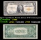 1935A $1 Silver Certificate North Africa WWII Emergency Currency Grades vf+