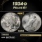 1934-d Peace Dollar $1 Grades ms64
