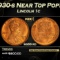 1930-s Lincoln Cent Near Top Pop! 1c Grades ms66 rd