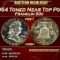 1954 Proof Franklin Half Dollar Toned Near Top Pop 50c pr68+ SEGS