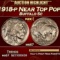 1918-p Buffalo Nickel Near Top Pop! 5c ms67 SEGS