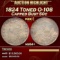 1824 Capped Bust Half Dollar Toned O-108 50c ms64+ SEGS