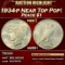 1934-p Peace Dollar Near Top Pop! $1 ms66+ SEGS