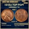 1915-s Lincoln Cent TOP POP! 1c ms66 rb SEGS