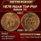 1876 Indian Cent Near Top Pop 1c ms66+ rb SEGS