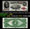 1917 $2 Large Size Legal Tender Note Thomas Jefferson Grades xf Signatures Speelman/White
