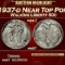 1937-d Walking Liberty Half Dollar Near Top Pop 50c ms67 SEGS