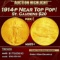 1914-p Gold St. Gaudens Double Eagle Near Top Pop! $20 ms65+ SEGS