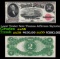 1917 $2 Large Size Legal Tender Note Thomas Jefferson Grades Choice AU/BU Slider Signatures Speelman