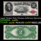 1917 $2 Large Size Legal Tender Note Thomas Jefferson Grades Select AU Signatures Speelman/White