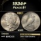 1934-p Peace Dollar $1 Grades ms65