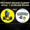 PAC-MAN Arcade Cabinet style - 1 oz Silver Round Round