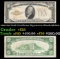 1928 $10 Gold Certificate Signatures Woods/Mellon Grades vf+