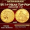 1911-p Gold Indian Quarter Eagle Near Top Pop! $2 1/2 ms65 SEGS