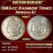 1883-cc Morgan Dollar Rainbow Toned $1 ms66+ SEGS