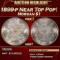 1899-p Morgan Dollar Near Top Pop! $1 ms67 SEGS