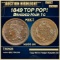 1849 Braided Hair Large Cent TOP POP! 1c ms66 bn SEGS