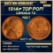1914-p Lincoln Cent TOP POP! 1c ms67+ rd SEGS