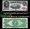 1917 $2 Large Size Legal Tender Note Thomas Jefferson Grades xf+ Signatures Speelman/White