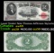 1917 $2 Large Size Legal Tender Note Thomas Jefferson Grades Select AU Signatures Speelman/White