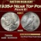 1935-p Peace Dollar Near Top Pop $1 ms66 SEGS