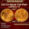 1917-p Lincoln Cent Near Top Pop 1c ms67+ rd SEGS