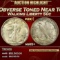 1917-d Obverse Walking Liberty Half Dollar Toned Near Top Pop 50c ms65+ SEGS