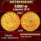 1861-s Gold Liberty Eagle $10 au58 SEGS