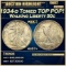 1934-d Walking Liberty Half Dollar Toned TOP POP! 50c ms67+ SEGS