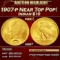 1907-p Gold Indian Eagle Near Top Pop! $10 ms67 SEGS