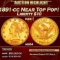 1891-cc Gold Liberty Eagle Near Top Pop! $10 ms64 SEGS