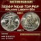 1934-p Walking Liberty Half Dollar Near Top Pop 50c ms67+ SEGS