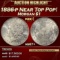 1886-p Morgan Dollar Near Top Pop! $1 ms67+ SEGS