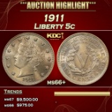 1911 Liberty Nickel 5c ms66+ SEGS