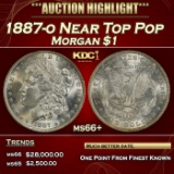 1887-o Morgan Dollar Near Top Pop $1 ms66+ SEGS