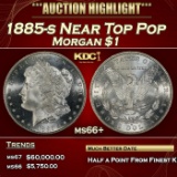 1885-s Morgan Dollar Near Top Pop $1 ms66+ SEGS