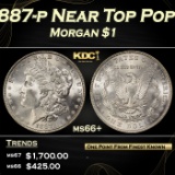 1887-p Morgan Dollar Near Top Pop $1 ms66+ SEGS