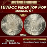 1878-cc Morgan Dollar Near Top Pop $1 ms66 SEGS