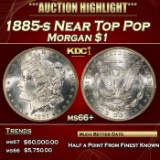 1885-s Morgan Dollar Near Top Pop $1 ms66+ SEGS