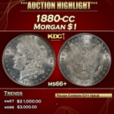 1880-cc Morgan Dollar $1 ms66+ SEGS