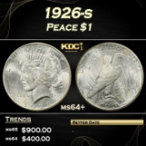 1926-s Peace Dollar $1 Grades ms64+