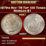 1879-s Rev '78 Top 100 Morgan Dollar Toned $1 ms64+ SEGS