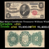 1891 $2 Large Size Silver Certificate 