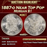 1887-o Morgan Dollar Near Top Pop $1 ms65+ SEGS