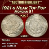 1921-s Morgan Dollar Near Top Pop $1 ms66+ SEGS
