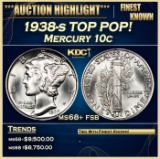 1938-s Mercury Dime TOP POP! 10c ms68+ fsb SEGS