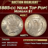 1885-cc Morgan Dollar Near Top Pop! $1 ms67+ SEGS